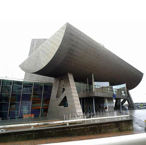 the exterior of the lowry